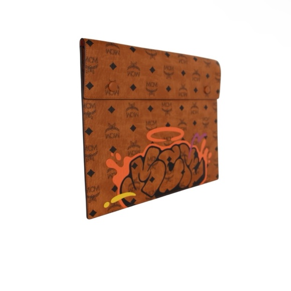 MCM LEATHER ENVELOPE BAG - Picture 6 of 6